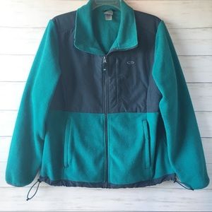 C9 by Champion | Teal & Gray Fleece Jacket | M